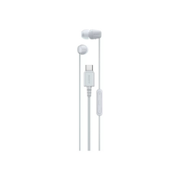 Sony IER‑EX15C USB‑C Wired Earbuds with Mic, White | Sony