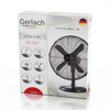 Gerlach Velocity Fan GL 7327 Table Fan, Number of speeds 3, 100 W, Oscillation, Diameter 40 cm, Chrome