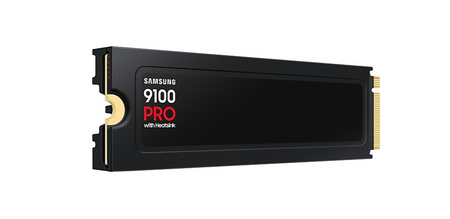 Samsung 9100 PRO Series NVMe SSD, PCIe 5.0 M.2 Typ 2280 mit Kühlkörper - 1 TB