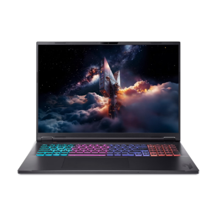Acer | Nitro 18 AI AN18-61-R25V | Obsidian Black | 18 " | IPS | WQXGA | 2560 x 1600 pixels | AMD Ryzen AI 7 | 350 | 16 GB | DDR5 | Solid-state drive capacity 1000 GB | NVIDIA GeForce RTX 5060 | GDDR7 | 8 GB | Windows 11 Home | 802.11ax | Bluetooth version