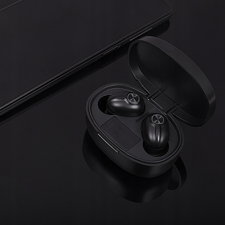 SŁUCHAWKI BEZPRZEWODOWE DOUSZNE BLUETOOTH MIKROFON