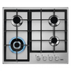 AEG Hob HGB64420SM Gas, Number of burners/cooking zones 4, Rotary knobs, Stainless steel