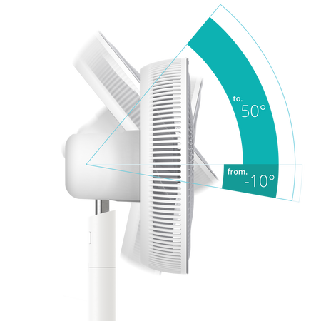 Duux Fan | Whisper Essence | Stand Fan | Grey | Diameter 33 cm | Number of speeds 7 | Oscillation | No