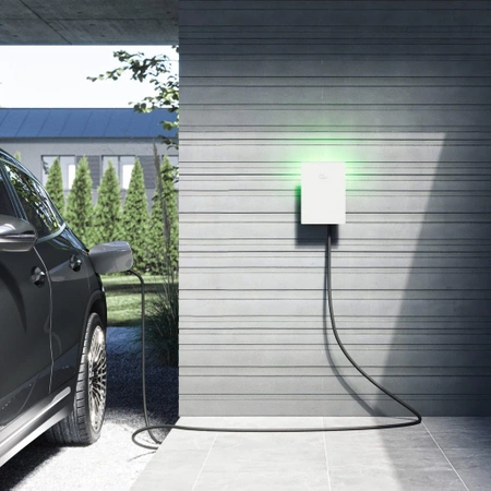 Zielona Stacja Ładowania Front for GW 2 Pro - Stone White