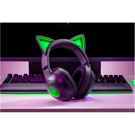 Razer Headset | Kraken Kitty V2 BT | Bluetooth | Over-ear | Microphone | Noise canceling | Wireless | Black