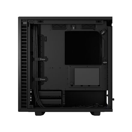 Fractal Design Define 7 Mini Black Solid Micro-ATX Gehäuse , schallgedämmt - schwarz