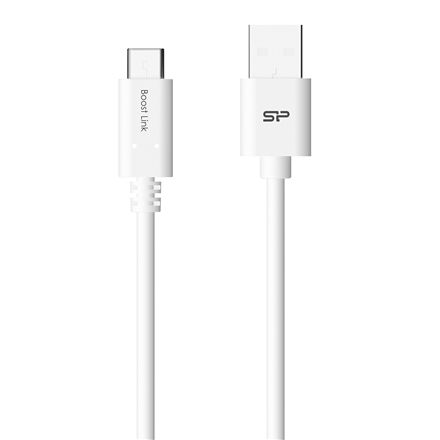 Silicon Power USB A to Micro USB-C cable LK10AC White