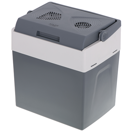 Adler Portable cooler AD 8078 Energy efficiency class F, Chest, Free standing, Height 43.5 cm, Total net capacity 28 L, Grey