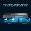 TP-LINK Switch SG3218XP-M2 16-Port Managed L2+ 8× 2.5G PoE+, 2×10G SFP+ Slots