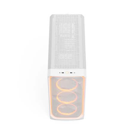 Fractal Design Meshify 3 XL Ambience Pro RGB PC Gehäuse - Big-Tower, E-ATX, Tempered Glass - weiß