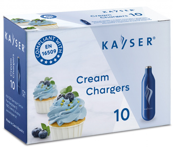 Naboje N2O do syfonu do bitej śmietany 7,5g Kayser 10 szt/Opk