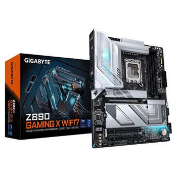 GIGABYTE Z890 Gaming X WiFi7 Mainboard, Sockel LGA 1851, Intel Z890, ATX, DDR5
