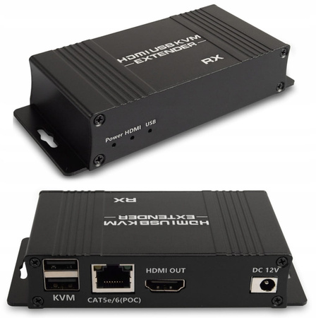 EXTENDER HDMI LAN KVM USB RJ45 60M ETHERNET LOPOUT