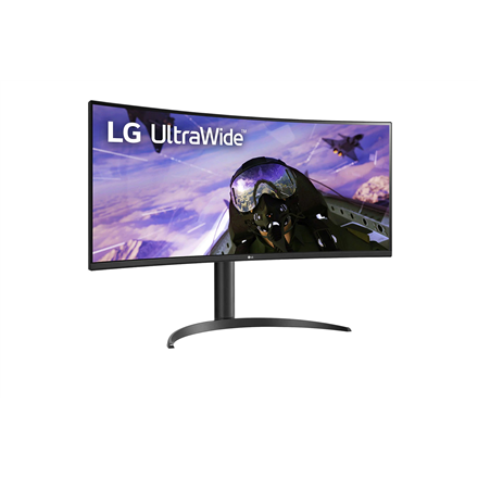 LG Curved UltraWide Monitor 34WP65CP-B  34 " VA QHD 3440 x 1440 21:9 5 ms 300 cd/m² Black 160 Hz HDMI ports quantity 2