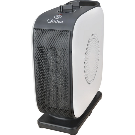 Midea Compact PTC Fan Heater | NTY15-19CA | Fan heater | 1500 W | Number of power levels 2 | Suitable for rooms up to 10 m² | White/Black