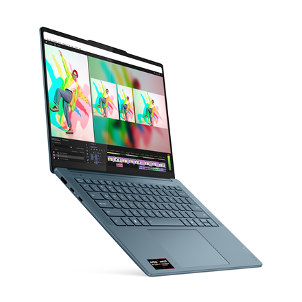 Lenovo Yoga Pro 7 14AKP10 | Tidal Teal | 14.5 " | OLED | 3K | 2944 x 1840 pixels | Glossy | AMD Ryzen AI 7 | 350 | 32 GB | Soldered LPDDR5x | Solid-state drive capacity 1000 GB | AMD Radeon 860M Graphics | Windows 11 Home | 802.11be | Bluetooth version 5.