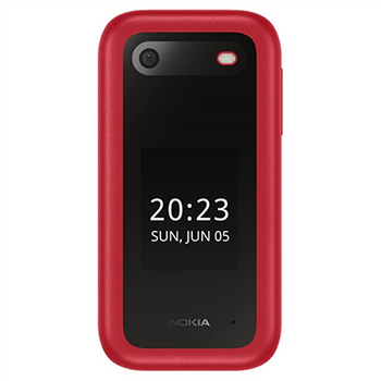 Nokia 2660 TA-1469 Red 2.8 " 48 MB TFT LCD 240 x 320 0.128 GB Dual SIM Nano-SIM Main camera 0.3 MP 1450  mAh Bluetooth 4.2