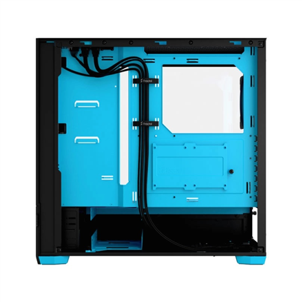 Fractal Design Pop Air RGB  Side window Cyan Core TG Clear Tint ATX, mATX, Mini ITX Power supply included No