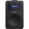 Sharp DR-430(BK) Digital Radio, FM/DAB/DAB+, Bluetooth 5.0, Midnight Black Sharp Digital Radio DR-430(BK) Midnight Black Headphone out Bluetooth FM radio