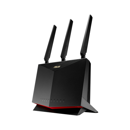 Asus LTE Modem Router 4G-AC86U Wireless-AC2600 802.11ac 800+1733 Mbit/s 10/100/1000 Mbit/s Ethernet LAN (RJ-45) ports 4 Mesh Support No MU-MiMO Yes 3G/4G via optional USB adapter Antenna type  Dual-band 1 x USB 2.0