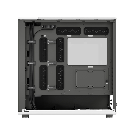 Fractal Design North XL RC Chalk TG Clear PC-Gehäuse, Midi-Tower, ATX, Tempered Glass - weiß