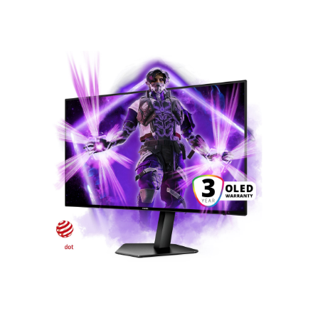 AG276QZD AGON PRO | 27 " | OLED | QHD | 16:9 | 240 Hz | 0.03 ms | 2560 x 1440 pixels | 1000 cd/m² | HDMI ports quantity 2 | Black | Warranty 36 month(s)