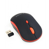 Mysz Gembird MUSW-4B-03-R (czarno-czerwona)