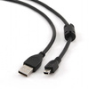 Kabel USB 2.0, AM/Mini 5PM 1.8m z rdzeniem ferrytowym Gembird