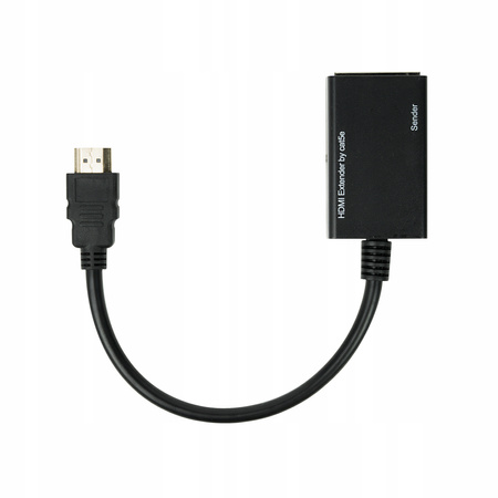 KABEL KONWERTER HDMI na LAN PO SKRĘTCE RJ45 30M