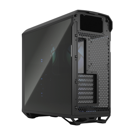 Fractal Design Torrent Compact RGB Midi-Tower Light Tint, Tempered Glass, schwarz