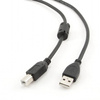Kabel USB 2.0 AM/BM 4.5m czarny Gembird
