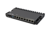 MikroTik Wired Ethernet Router RB5009UG+S+IN, Quad core 1.4 GHz CPU, 1xSFP+, 7xGigabit LAN, 1x2.5G LAN, 1xUSB, Can be powered in 3 different ways, CPU temperature monitor, Mounts FOUR of these Routers in a Single 1U Rackmount Space, RouterOS L5 MikroTik W