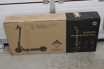 SALE OUT. Xiaomi Electric Scooter 4 Lite EU | Xiaomi Electric Scooter 4 Lite EU | 300 W | 25 km/h | 8.5 " | 3 month(s) | Black | USED AS DEMO, SCRATCHED, DIRTY, DAMAGED PACKAGING