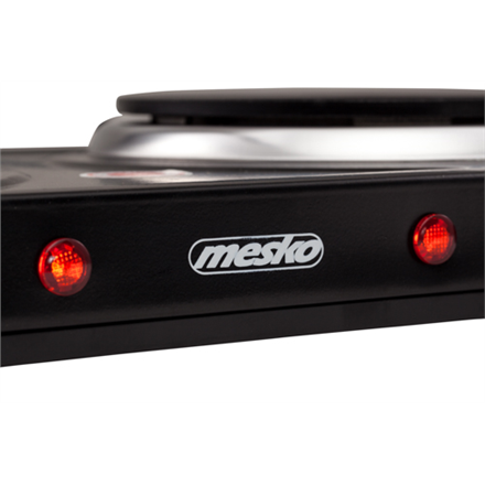 Mesko Electric stove MS 6509 Number of burners/cooking zones 2 Black Electric