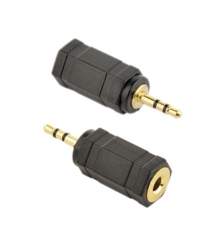 Adapter stereo Jack męski 2.5mm do Jack żeński 3.5mm Gembird