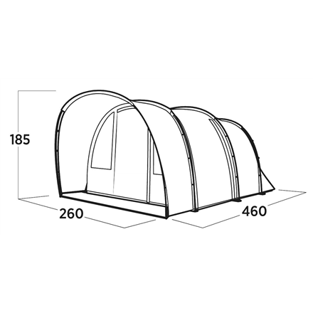 Easy Camp Tent | Skarvan 4 | 4 person(s) | Blue