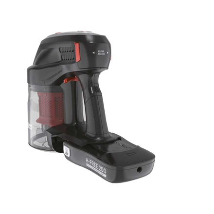 Hoover Vacuum Cleaner HF222AXL 011 Cordless operating Handstick 220 W 22 V Operating time (max) 40 min Red/Black