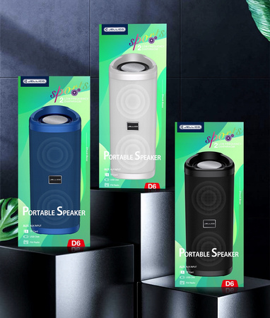 GŁOŚNIK BEZPRZEWODOWY BLUETOOTH PRZENOŚNY BASS 40W