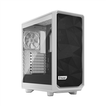 Fractal Design Meshify 2 Compact Lite  Side window White TG Clear Mid-Tower Power supply included No