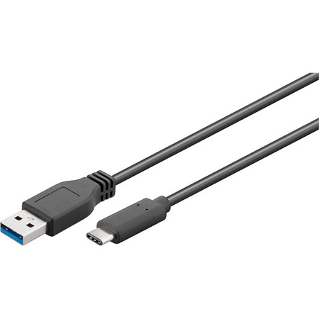 Kabel USB Typ-C <=> USB Typ-A 3.0 0,5m black