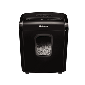 Fellowes Powershred 6M Black 13 L Credit cards shredding Mini-Cut Shredder Paper handling standard/output 6 sheets per pass Warranty 24 month(s)