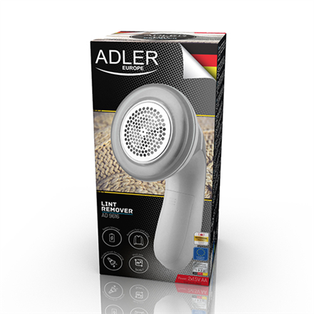 Adler Lint remover AD 9616 White Battery operated