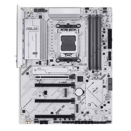 Asus B650E MAX GAMING WIFI W | Processor family AMD | Processor socket AM5 | DDR5 | Supported hard disk drive interfaces SATA, M.2 | Number of SATA connectors 4
