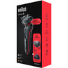 Braun Shaver 51-R1200s Operating time (max) 50 min Wet & Dry Black/Red