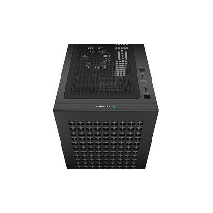 DeepCool CH370 ARGB Micro-ATX Gehäuse - schwarz