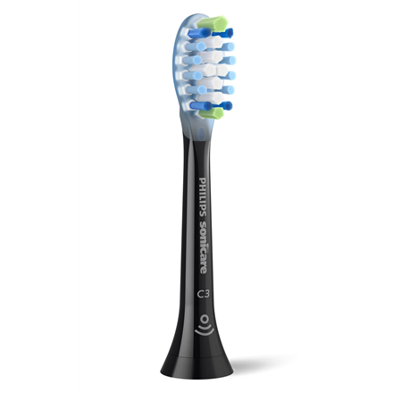 Philips Replacement brush heads | HX9042/88 Sonicare Premium Plaque Defence | Heads | For adults | Number of brush heads included 2 | Black