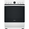 INDESIT Cooker IS67V8CHW/E	 Hob type Vitroceramic, Oven type Electric, White, Width 60 cm, Grilling, 69 L, Depth 60 cm