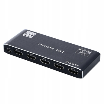 SPLITTER HDMI 2.0 1x4 ROZDZIELACZ UHD 4K HDCP 2.2