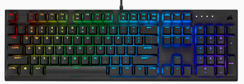 Corsair K60 RGB PRO Mechanical Gaming Keyboard, RGB LED light, US, Wired, Black