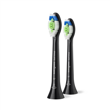 Philips Replacement brush heads | HX6062/88 Sonicare Optimal White | Heads | For adults | Number of brush heads included 2 | Black